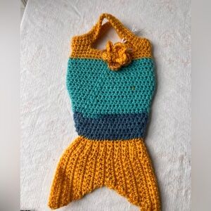 Free with purchase! Handmade Multicolor Mermaid Tail Bag